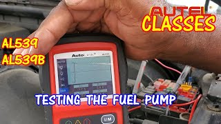 Testing For A Good Or Bad Fuel Pump Using The Autel AL539B Or AL539 al539 al539b [upl. by Kaile]