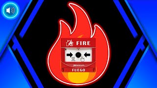 SONIDO DE ALARMA FUEGO  efecto de sonido [upl. by Llenyar]