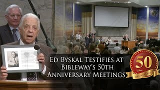 Ed Byskal Testifies at Bibleway’s 50th Anniversary Meetings [upl. by Helms829]