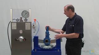 How to test a safety relief valve with air or nitrogen [upl. by Dnomar]