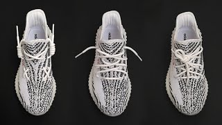 10 COOL WAYS HOW TO LACE ADIDAS YEEZY 350  ADIDAS YEEZY BOOST 350 LACING [upl. by Christenson]