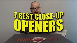 The 7 Best Openers For Close Up Magicians  Magic Stuff With Craig Petty [upl. by Aramois]