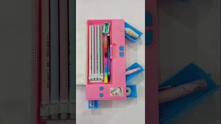 Unicorn multifunctional mini jumbo pencil box with filling stationery pencilbox stationery asmr [upl. by Pirali]