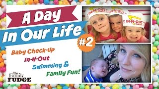 DITL 2  Baby Check Up InNOut Swimming amp Family Fun [upl. by Isteb]