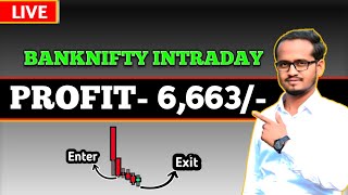 Banknifty Live Trading  Profit 66K  04072024 [upl. by Keil]