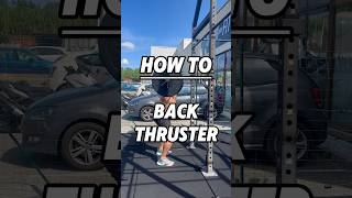 How to Back Thruster motivation mobility power crossfit fitness gym healthy workout [upl. by Colin]