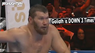 Agit Kabayel vs Arslanbek Makhmudov  UPSET WIN David Knockdown Goliath [upl. by Sorodoeht]