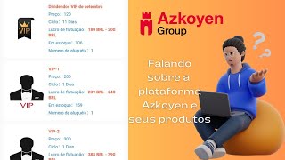 Falando sobre os produtos da plataforma Azkoyen é seguro investir [upl. by Rhyne612]