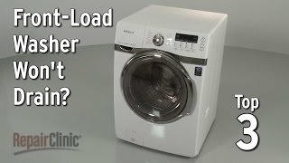 Washer Won’t Drain — Washing Machine Troubleshooting [upl. by Vani]