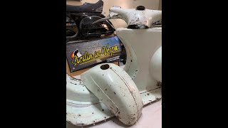 Restauro vespa  Piaggio vespa 50 N 1964  Restoration Parte II  Restauro Conservativo [upl. by Wiltshire]