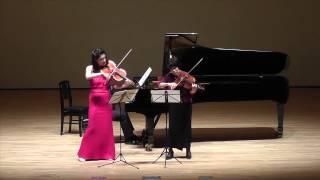 FKREISLER  Liebesfreud arranged for 2 violas and piano by Mamiko Kobayakawa [upl. by Alliuqahs517]