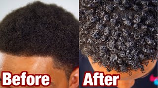 How To Get Curly Hair in 5 Minutes  Black Men and Women  2024 [upl. by Gerda]