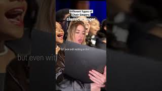 Different types of choir singers  Whatsapp status  lyrics Differenttypesofchoirsingerssong [upl. by Walston]