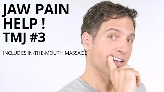 TMJ 3 Massage and Stretches for Jaw Pain  Intra Oral Trigger Point Work  TMD [upl. by Ragg]