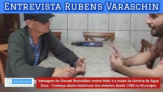 Entrevista com Rubens Varaschin sobre as eleições desde 1958 até 2024 em Água Doce [upl. by Enirol]