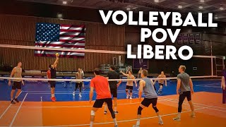 Volleyball Libero POV  USA Volleyball [upl. by Amsab]