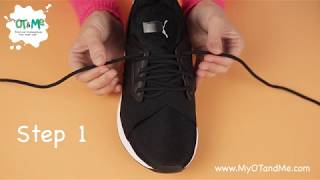 How to TIE YOUR SHOELACES 👟 Step by Step Guide for Kids [upl. by Giffy]