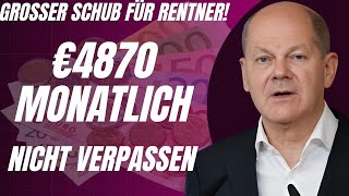 Mehr Geld für Rentner Sie können bis zu 4870 Euro monatlich von der Gesetzlichen Rente erhalten [upl. by Sesmar]