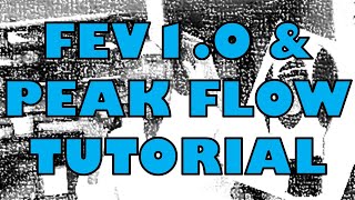 How to Measure FEV10 and Peak Flow for Nurses  FAST AND SIMPLE  Ohio University  Human AampP [upl. by Felton]