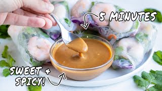 The EASIEST Peanut Dipping Sauce Recipe [upl. by Asert950]