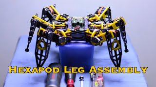 Hexapod Leg Assembly [upl. by Travax]