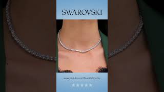 SWAROVSKI  Tennis Deluxe Necklace  Shorts [upl. by Bathsheba422]