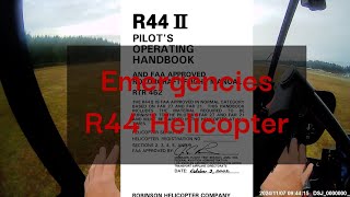 R44 Helicopter  Verbal Emergencies [upl. by Hibben716]