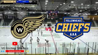 Yellowhead Chiefs vs Weyburn Gold Wings [upl. by Nuahsyt]