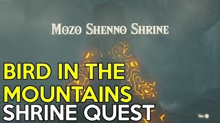 The Bird In The Mountains Shrine QuestMozo Shenno Shrine  Legend Of Zelda Breath Of The Wild [upl. by Aihtnic]