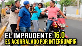 EL IMPRUDENTE 160 ES ACORRALADO POR INTERRUMPIR LA ENTREVISTA [upl. by Hyacinthia]