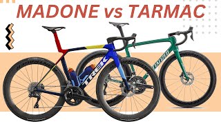 NEW TREK MADONE SLR 7 Gen 8 8999 vs SPECIALIZED TARMAC SL8 PRO 8500  Head to Head [upl. by Nolyarb]