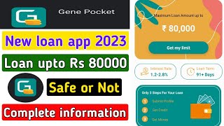 Gene pocket loan app review  Gene pocket loan app se loan kaise le  Gene pocket loan app [upl. by Anyar]