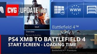 PS4 XMB Revealed  Loading Battlefield 4 from the PS4 start screen [upl. by Wightman]