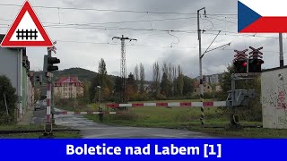 Železniční přejezd Boletice nad Labem 1  28102023 [upl. by Adnovay]