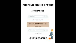 Pooping Sound Effect For TikTok YouTube Ringtones Or Anywhere [upl. by Ecertal591]