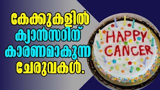 കേക്കുകളിൽ കാൻസർ Eating Cancer Causing Foods and Ingredients Cakes and Street Foods Health News [upl. by Blessington]