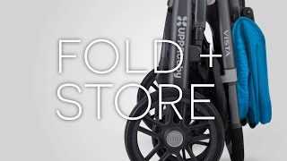 UPPAbby Vista Stroller  Fold  Store [upl. by Epilihp156]