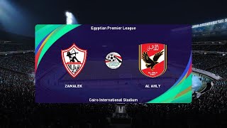 Zamalek vs Al Ahly 24102024 Final Egyptian Supercup PES 2021 [upl. by Mandel953]