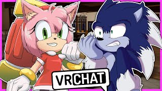 Movie Sonic The Werehog Meets Movie Amy In VR CHAT [upl. by Phillis868]