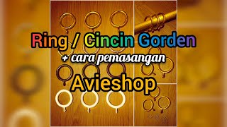 Ring  Cincin Gorden dan Cara Pemasangan [upl. by Artenahs551]