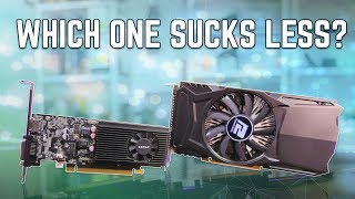 CHEAP GPU COMPARISON  RX 550 vs GT 1030 [upl. by Dollar587]