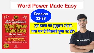 Session 3234 Summary of Word Power Made Easy Norman Lewis  SSC CGL CHSL MTS CPO  CDS NDA IBPS [upl. by Chester910]