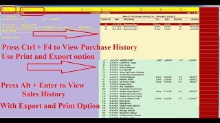 Tally TDL to View item Purchase and Sales History  Tally Add on to View Purchase and Sales History [upl. by Goeselt77]