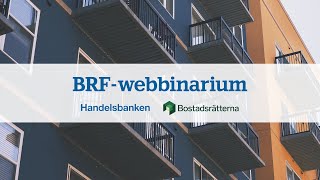 Handelsbanken BRFwebbinarium [upl. by Yelnet]