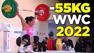 55kg World Weightlifting Championships 22  Hidilyn Diaz [upl. by Analak]