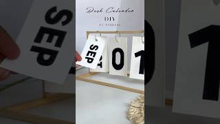 DIY Desk Calendar tutorial  Art beats [upl. by Enilekcaj688]