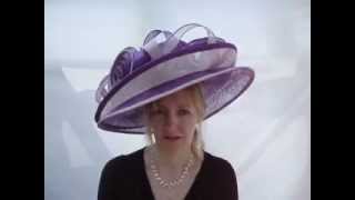 Amazing wedding hats ladies hats ascot hats Carrowburgh Purple Lilac [upl. by Draillih31]