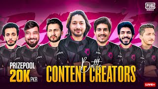 CONTENT CREATORS MATCHES  TMG MARKHOR  PUBG Live Stream [upl. by Doralynn]