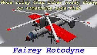 KSP Fairey Rotodyne VTOL real plane Firespitter [upl. by Alphonsa]