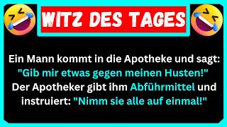 🤣 LUSTIGSTER WITZ DES TAGES Der Apotheker gibt einem Mann Abführmittel anstelle von Hustenmedizin [upl. by Ahtel181]